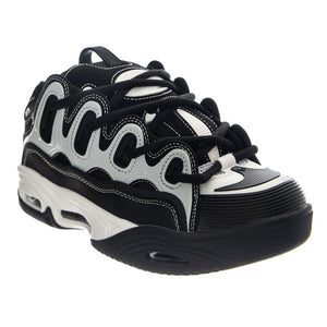 D3 2001 (25th) Footwear Black/White/Red - Scarpe Stringate Uomo Multicolore 1141 OS000146 OSIRIS 