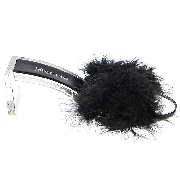 Luxuries Black Faux Suede+Fur - Sandali Donna Neri JCSJC-931-1-7 -BLA  JEFFREY CAMPBELL 