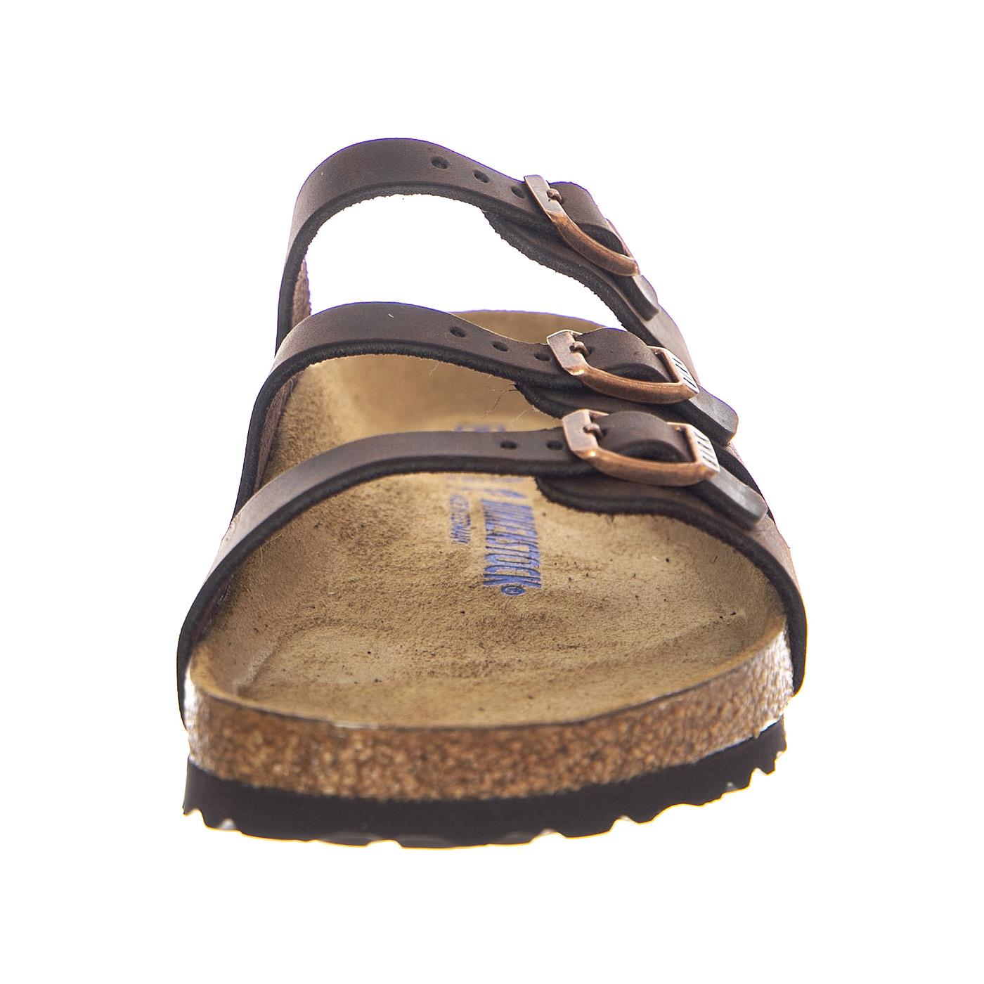 Florida SFB Habana, Oiled Leather - Sandali Donna Marroni 053901 . BIRKENSTOCK 