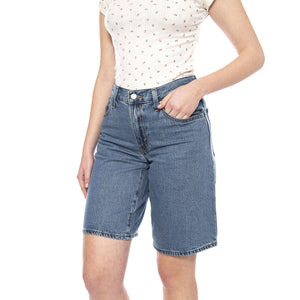 Baggy Dad Jort - We Did It - Shorts Donna Blu 000MJ 0016 LEVIS 