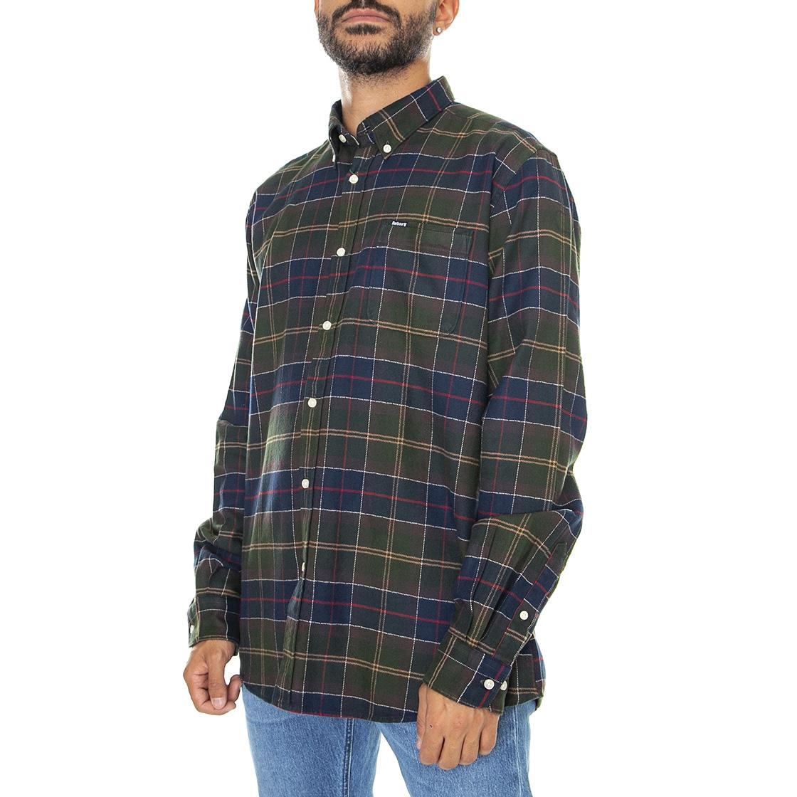 Keyloch Tailored Shirt Classic Tartan - Camicia Uomo Tartan Blu / Multicolore FW22-MSH5014-TN11  BARBOUR 