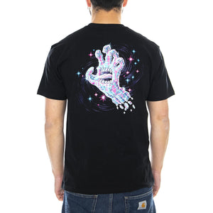  Crystal Hand T-Shirt Black  SANTA CRUZ 