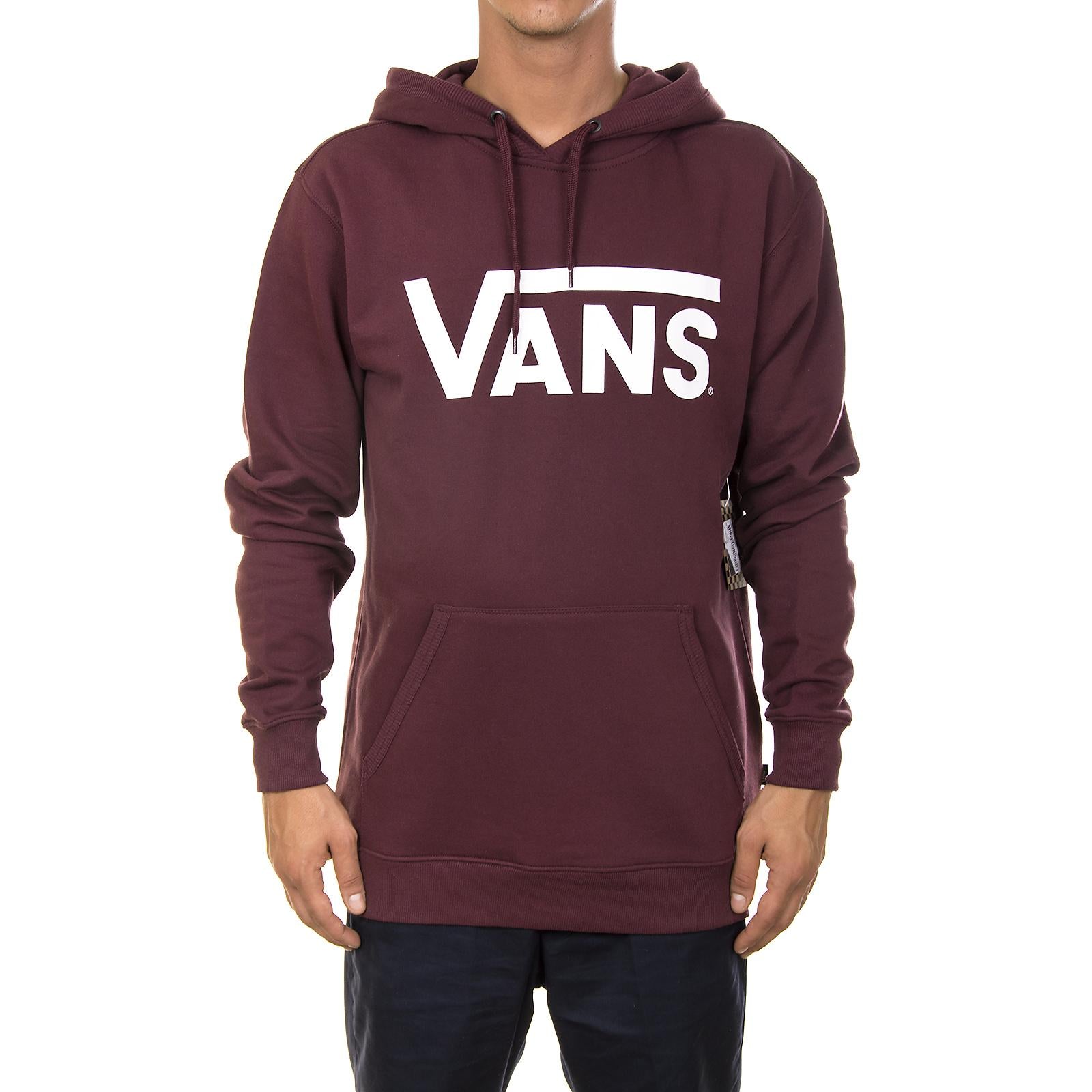Mn Classic Pull -  Bordeaux - Felpa con Cappuccio Uomo V00J8NK1O  VANS 