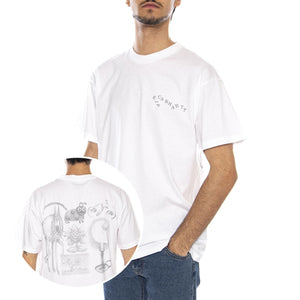 S/S Okniceok 01 T-Shirt White - Maglietta Girocollo Uomo Bianca I035440.02XX  CARHARTT WIP 
