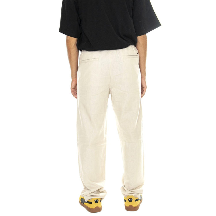 Sinus Loose 0007 Cot Lin Pant Noos Silver Lining - Pantaloni Uomo Beige 22028267-Silver Lining  ONLY & SONS 