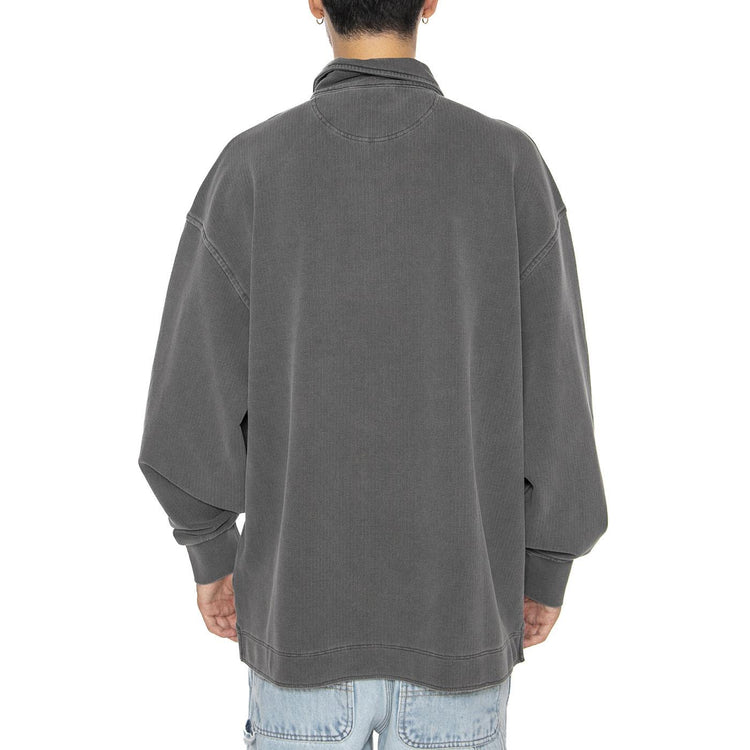 Piqué Script Sweat Black / White - Felpa Uomo Grigia I035188.0D2GD  CARHARTT WIP 