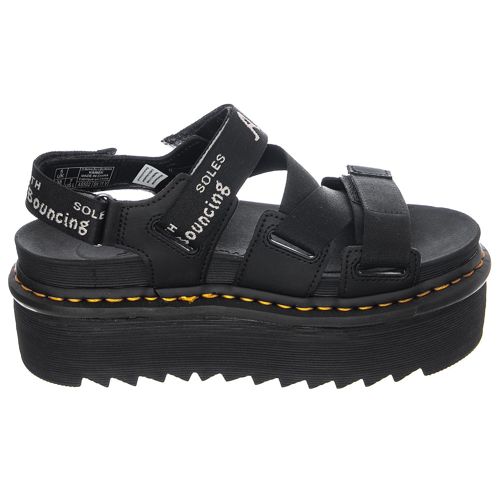 Womens Kymber Sandals - Black - Sandali Donna Neri DMSKIMBBKHL26532001  DR.MARTENS 