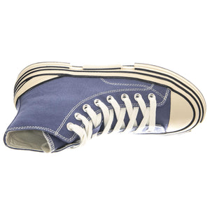 JC Play Endorphine-H Navy Canvas - Scarpe Profilo Alto Donna Blu PLSJCD-037-2-04-NVY  JEFFREY CAMPBELL 