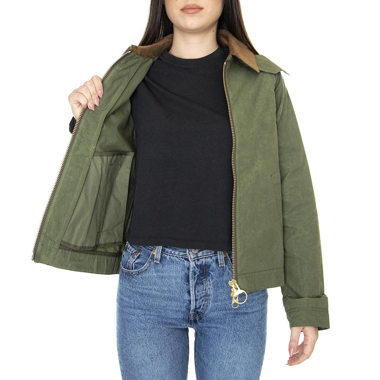 Campbell Showerproof Army Ancient - Giacca Donna Verde LSP0038-GN32-SS23  BARBOUR 