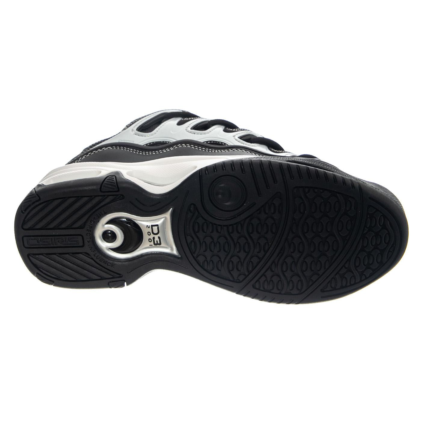 D3 2001 (25th) Footwear Black/White/Red - Scarpe Stringate Uomo Multicolore 1141 OS000146 OSIRIS 