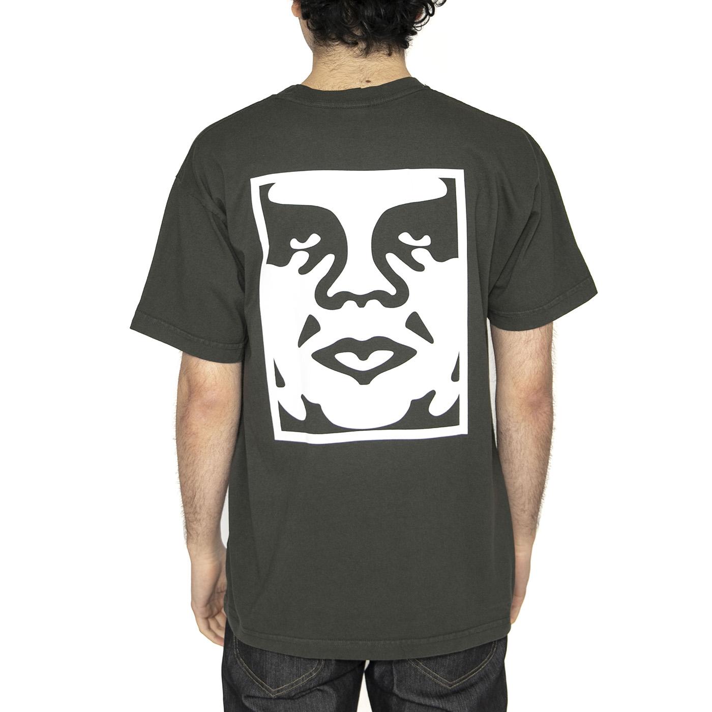 Obey Bold Icon Heavywheight Tee - Maglietta Girocollo Uomo Verde 166913439-RSI  OBEY 