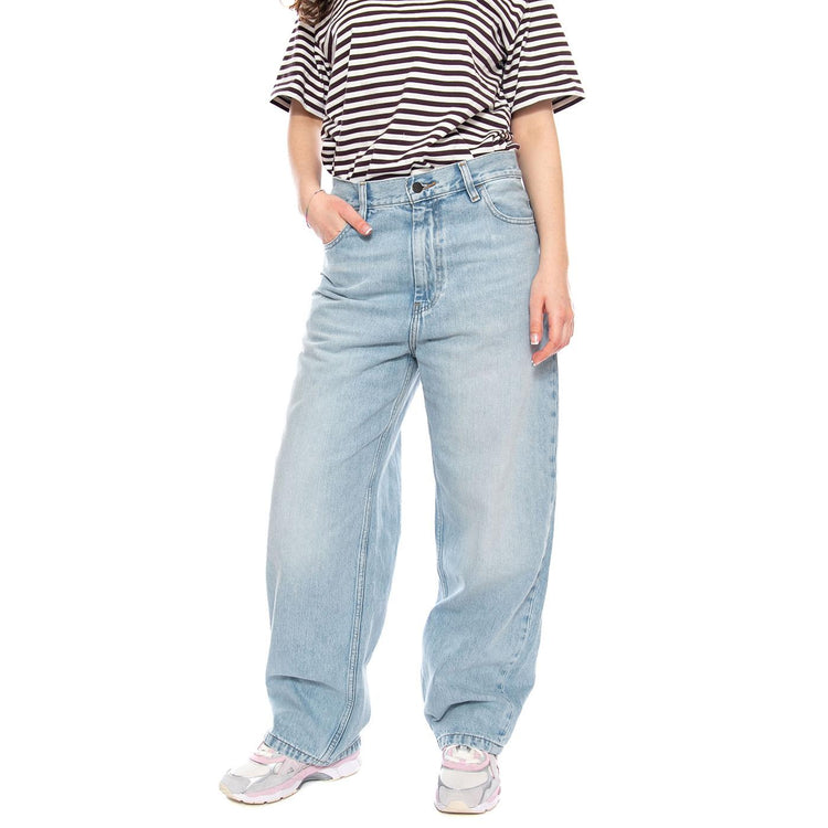W' Brandon Pant Blue - Pantaloni Denim Jeans Donna Blu I035892 01WU CARHARTT WIP 
