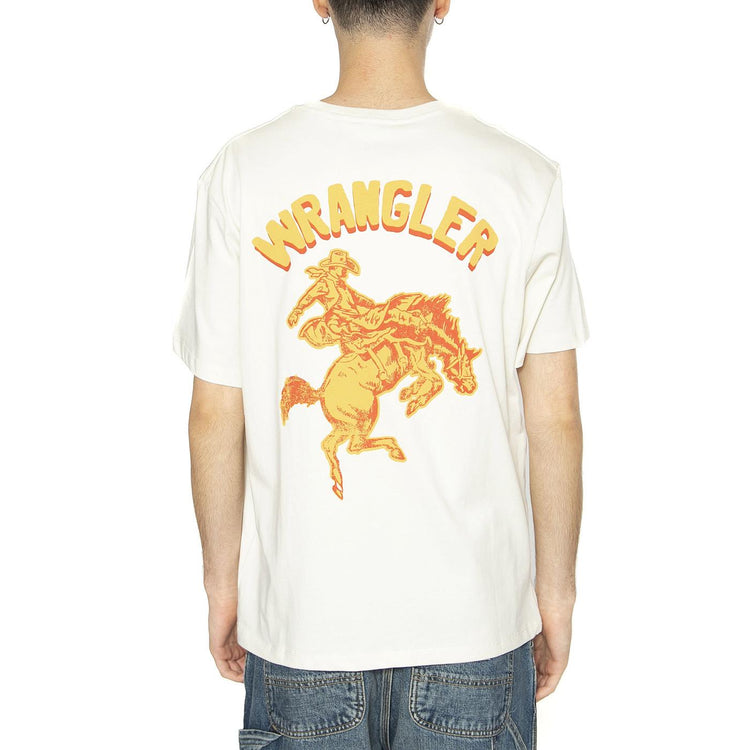 Graphic Tee Vintage White - Maglietta Girocollo Uomo Bianca 112362797  WRANGLER 