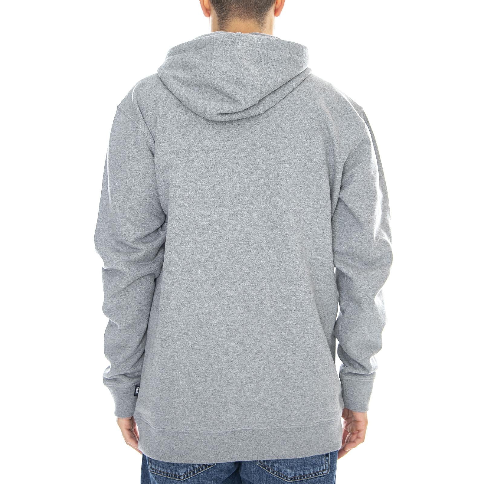 Mn Vans Classic Po H Cement Heatther / Black - Felpa con Cappuccio Uomo Grigia VN0A456BADY1  VANS 