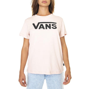 Wm Flying V - Maglietta Girocollo Donna Rosa / Peach Whip VN0A3UP4YRR1  VANS 