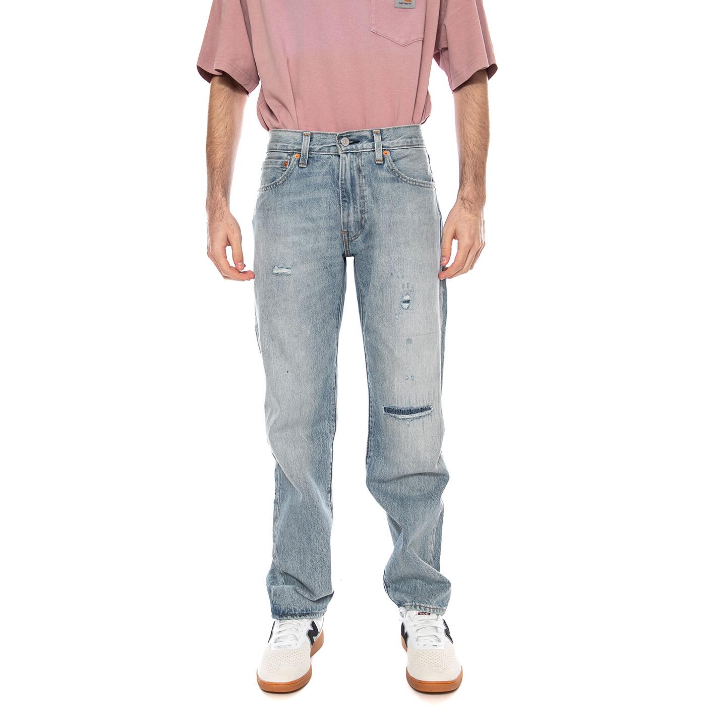 JEANS 555 TENSION DESTRUCTED - Pantaloni Denim Uomo Blu 000LO 0054 LEVIS 