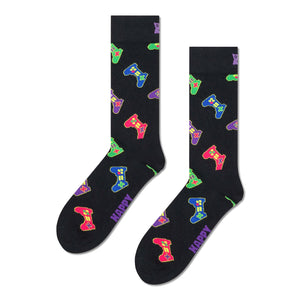Controller Sock -- Calzini Uomo Multicolore P003161 BLACK HAPPY SOCKS 