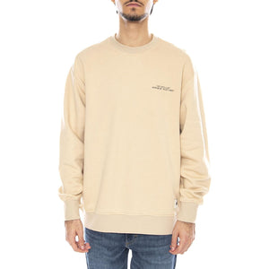 US-IL Crewneck Pale Khaki - Felpa Girocollo Uomo Beige 6050167 15-1216 CAT 
