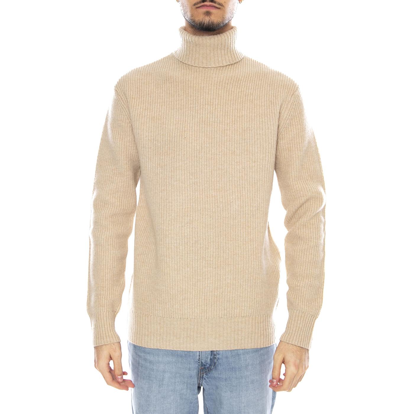 Hargreaves 2.0 -- Maglione Uomo Collo Alto Beige 216887349 1100 MINIMUM 