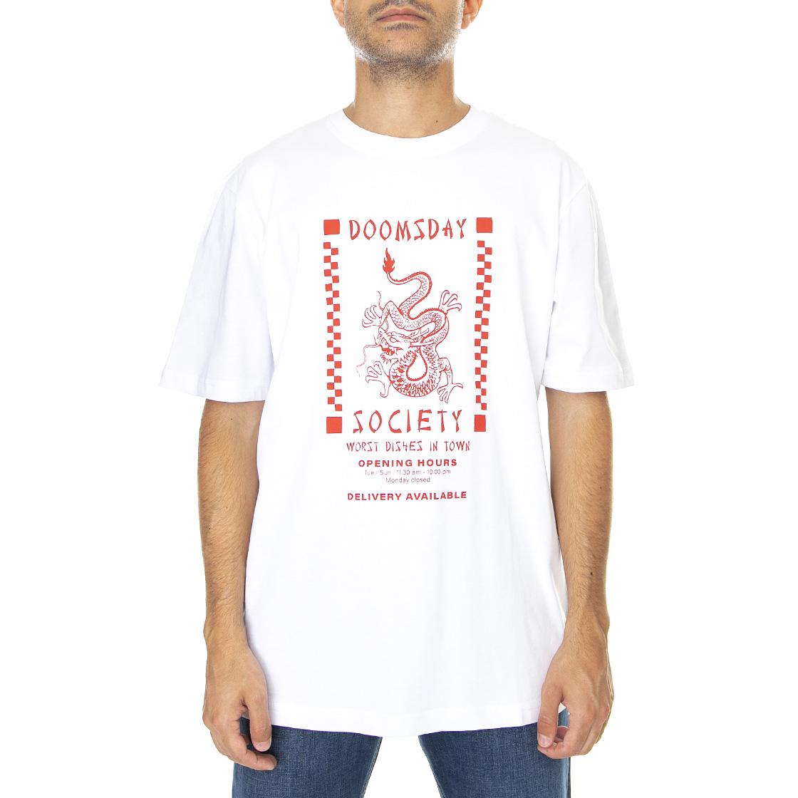 Worst Dishes - Maglietta Girocollo Uomo Bianca S TSH0298  DOOMSDAY 