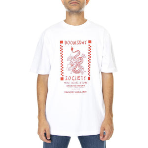 Worst Dishes - Maglietta Girocollo Uomo Bianca S TSH0298  DOOMSDAY 