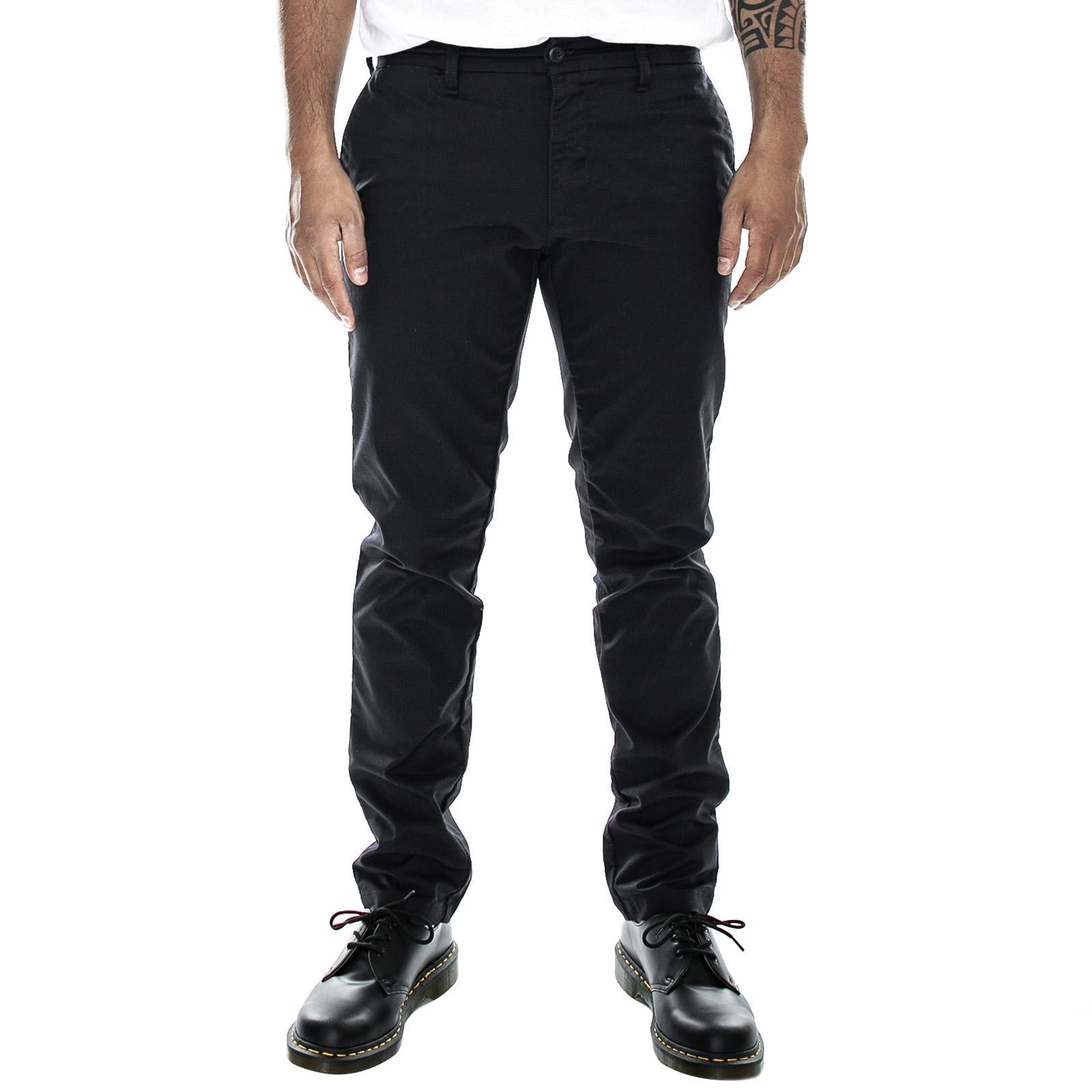 Sid Pant Lamar - Dark Navy Rinsed - Pantaloni Chino Uomo Blu 14295 . CARHARTT WIP 
