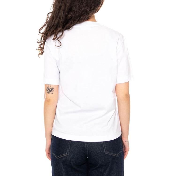 T-SHIRT White - Maglietta Girocollo Donna Bianca TF7215 001 LACOSTE 