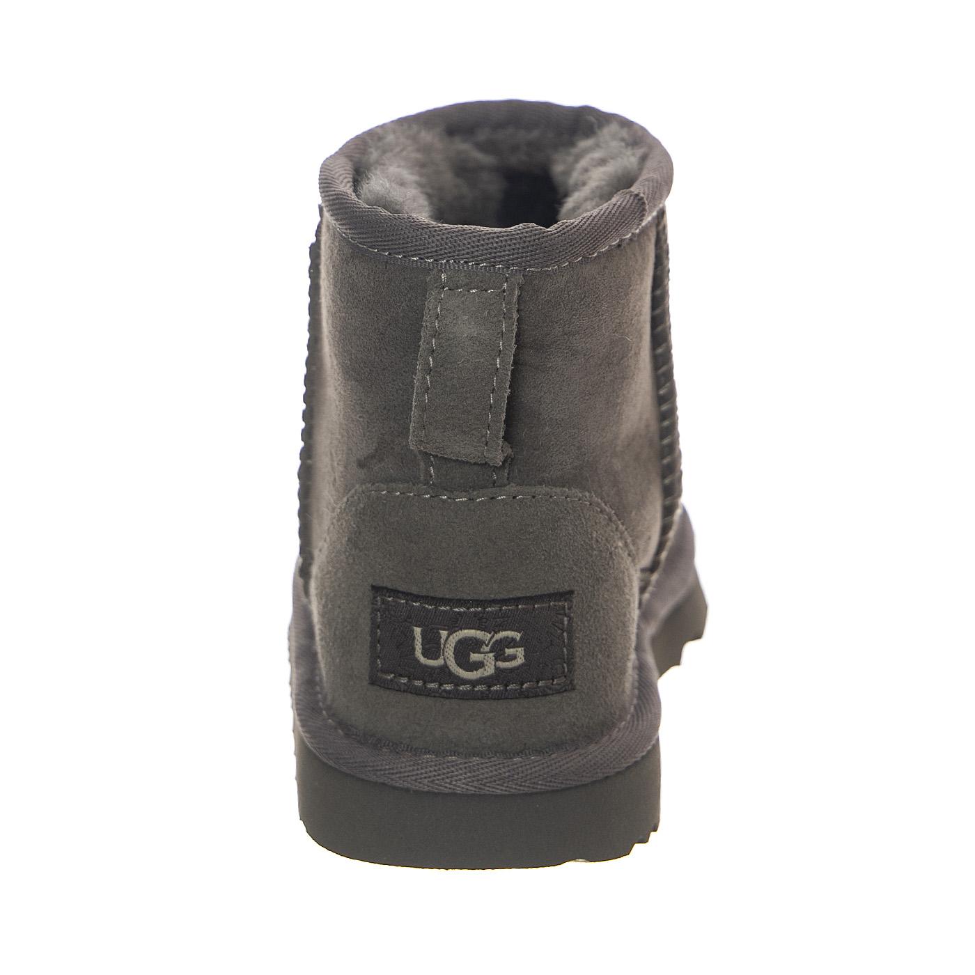 K' Mini Classic II Grey Boots - Stivaletti Bambino Grigi UGKCLMGREY1017715K  UGG 