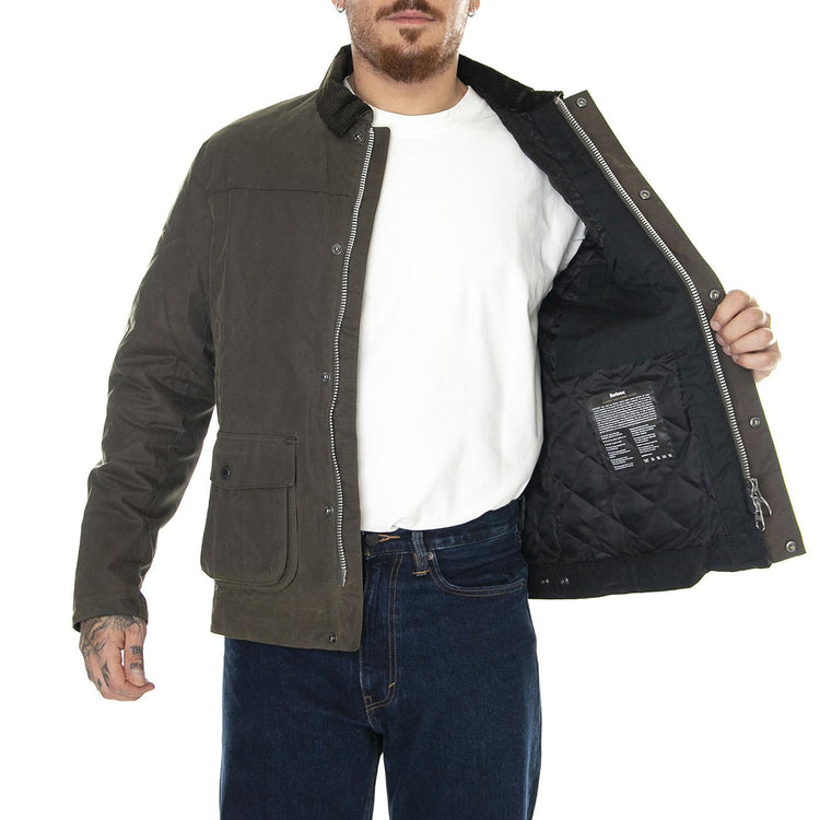 M' Brunden Wax Beech - Giacca Invernale Uomo Verde MWX2194-SN72-FW23  BARBOUR 