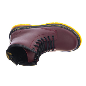 Junior 1460 Boots - Cherry Red Softy - Stivali Stringati Profilo Medio Ragazzi Bordeaux DMK1460CR15382601  DR.MARTENS 