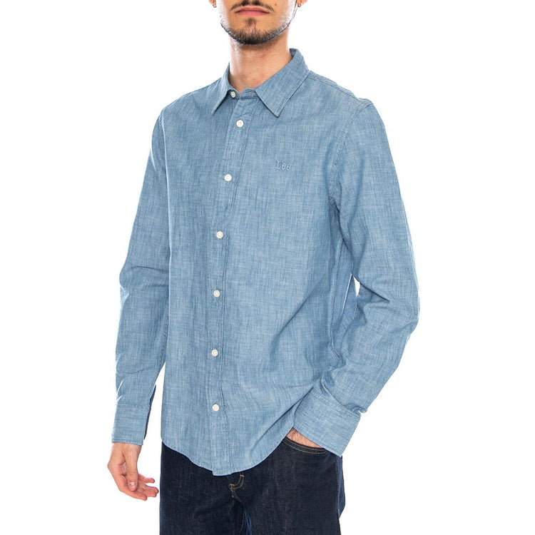Lee Shirt Light Chambray Blue - Camicia Uomo Blu 112376561 BL LEE 