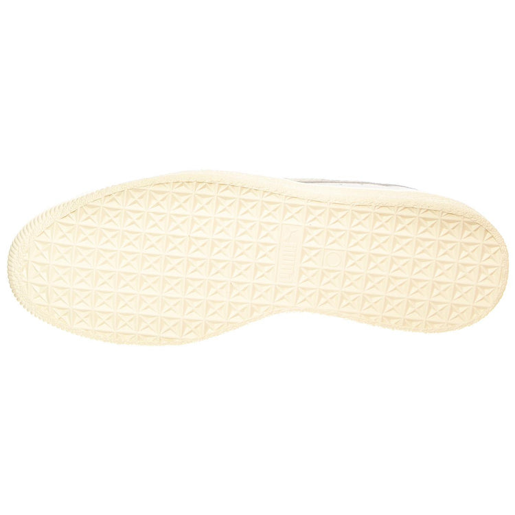 Clyde Base Puma White / Frosted Ivory / Puma Team Gold - Scarpe Stringate Profilo Basso Uomo Bianche 390091-01  PUMA 