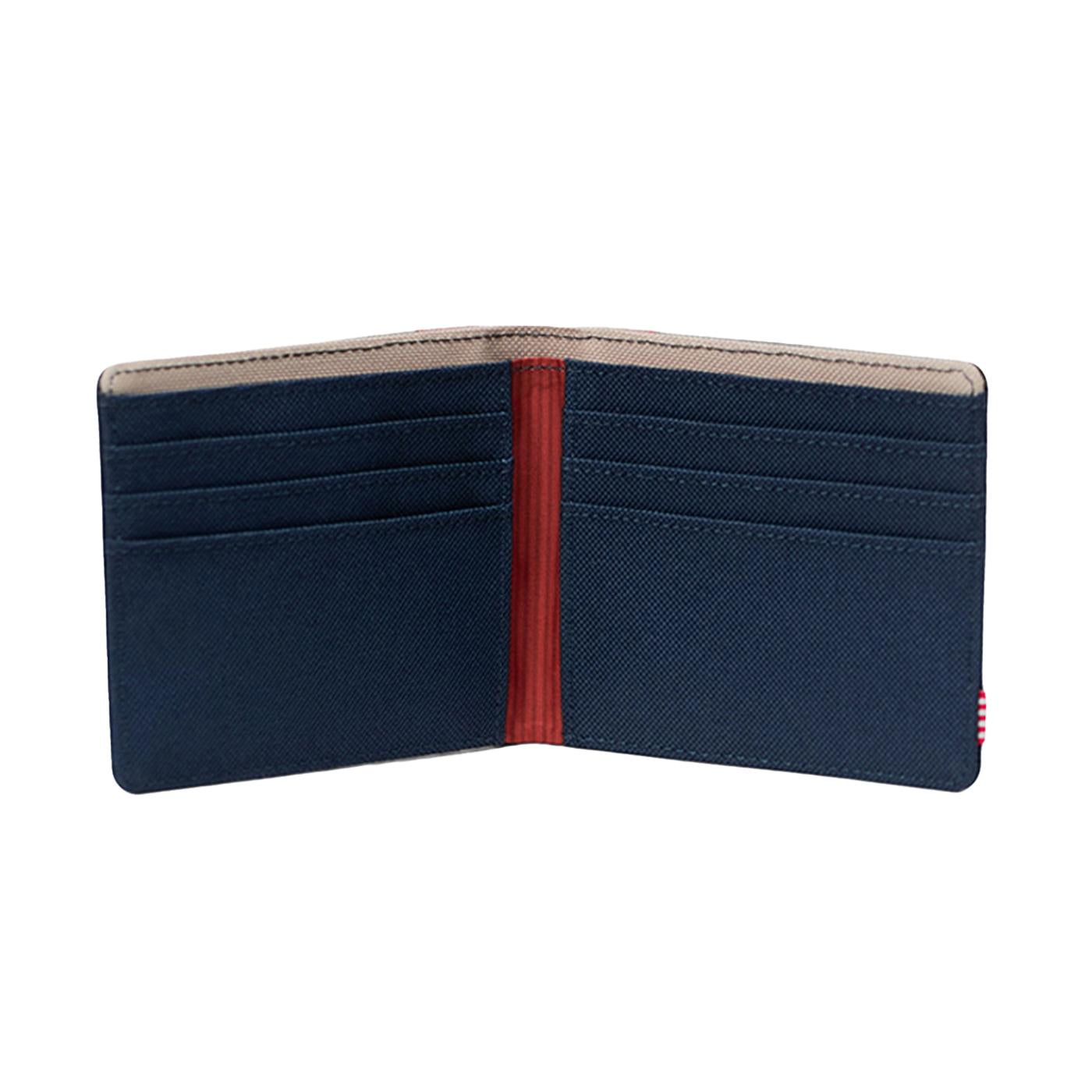 Charlie Wallet Black Iris Red Ochre Twill 30072 06246 HERSCHEL 