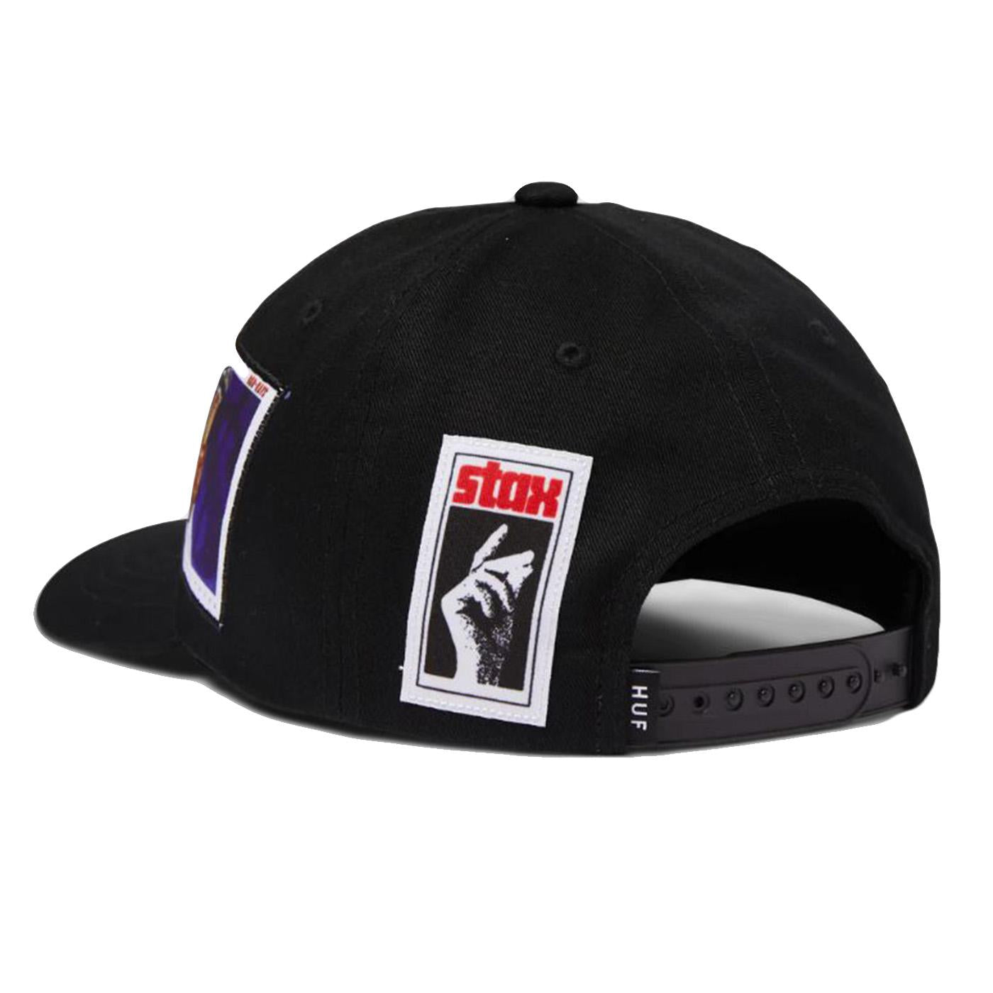 Stax Patches Snapback Black - Cappellino con Visiera Nero HT00847-BLACK  HUF 