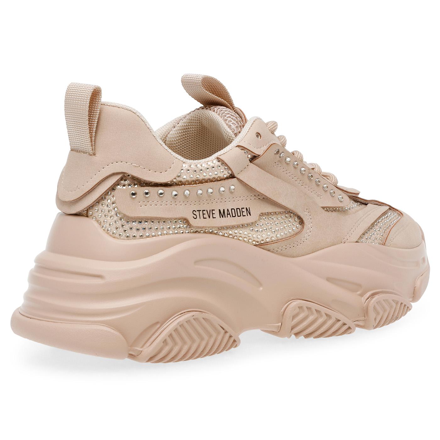 Possession-R Blush - Scarpe Stringate Profilo Basso Donna Rosa SMPPOSSESSION-R-BLU  STEVE MADDEN 