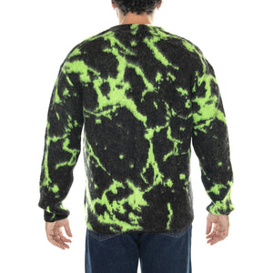 M' Hiji Cardigan Black / Poison Green - Cardigan Uomo Nero / Multicolore I029761.1X1.67.  EDWIN 