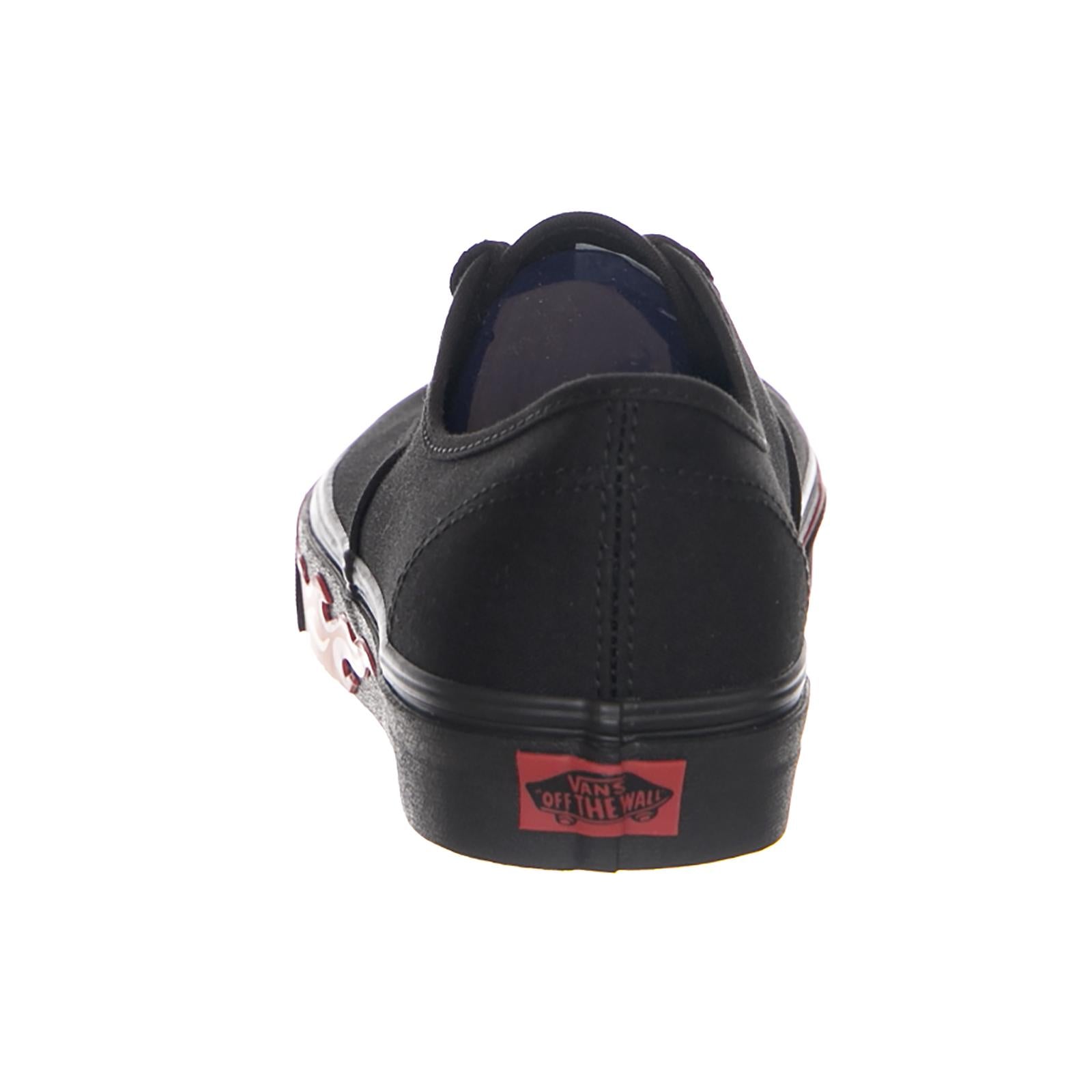 AUTHENTIC (FLAME WALL) Black / Red VA38EMQ8Q  VANS 