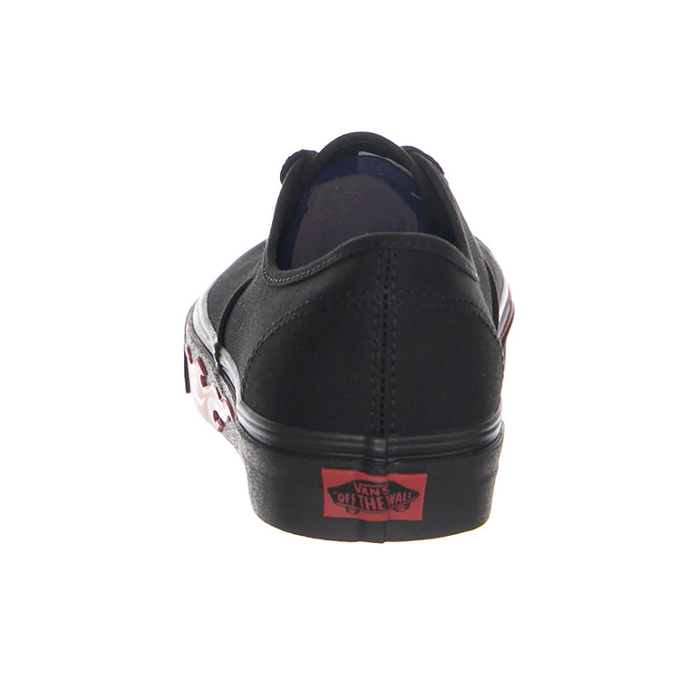 AUTHENTIC (FLAME WALL) Black / Red VA38EMQ8Q  VANS 