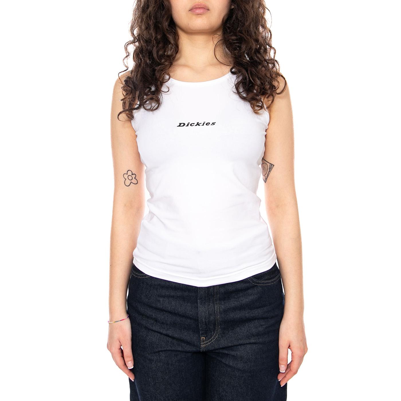 HONEYVILLE TANK White - Canotta Donna Bianca DK0A8852 0WH1 DICKIES 