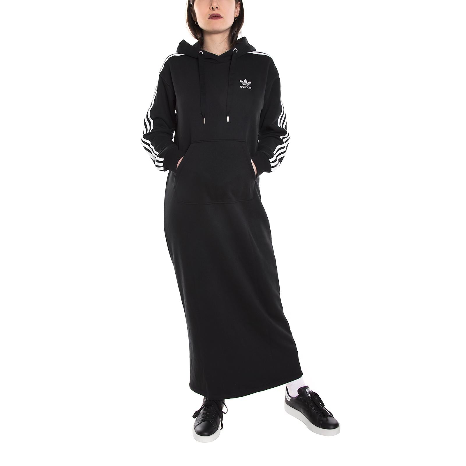 3S HOODY DRESS BLACK BJ8175  ADIDAS 