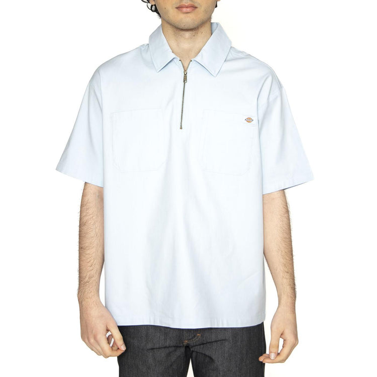 Ranch Qz Shirt Skyway - Camicia Maniche Corte Uomo Blu DK0A4Z7TK541  DICKIES 