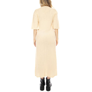 Gianna Knit Dress Coco Milk -- Abito in Maglia Donna Panna 236474150 0608 MINIMUM 