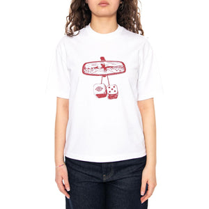 POLK SS TEE W White - Maglietta Girocollo Donna Bianca DK0A88PC 0WH1 DICKIES 