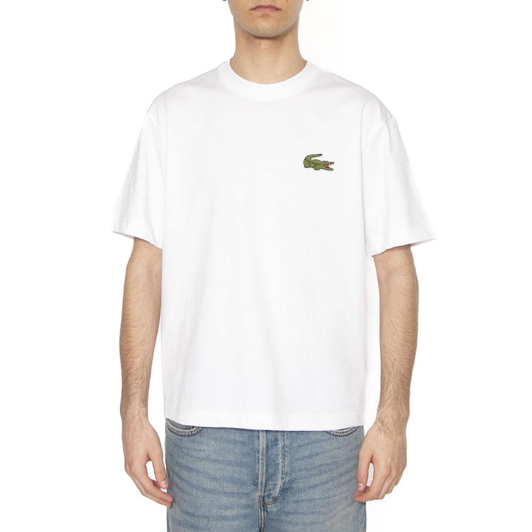 T-Shirt 001 Unisex White - Maglietta Girocollo Uomo Bianca TH2745-001  LACOSTE 