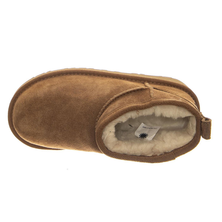 UGG Classic Ultra Mini Platform Chestnut - Stivali Bambino Marroni 1157791K CHE UGG 