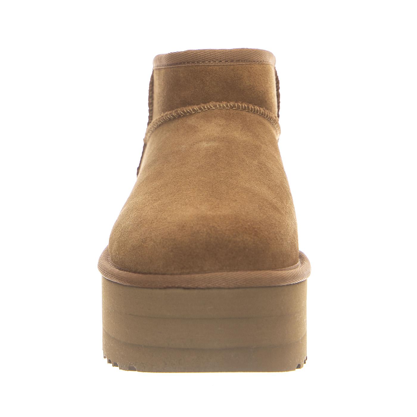 W Classic Ultra Mini Platform Chestnut - Stivaletti Donna Marroni 1135092-CHE  UGG 