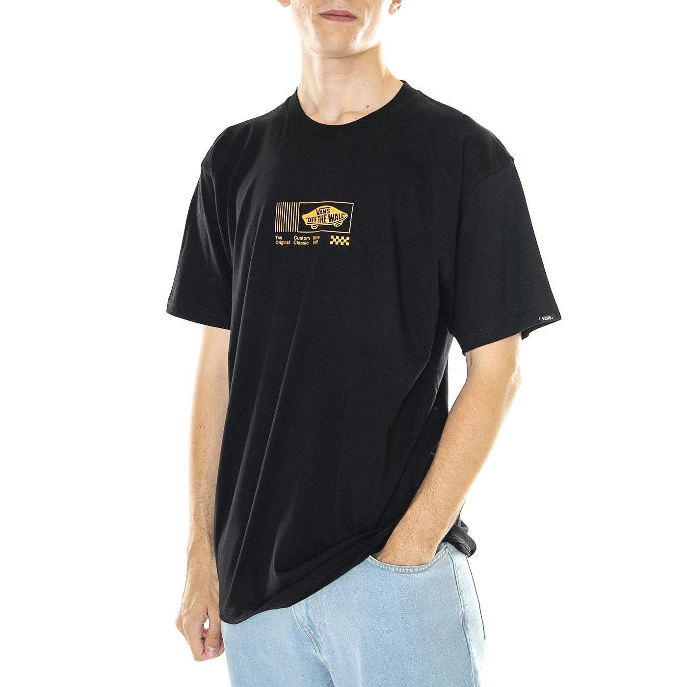 M' Transfixed 3 S/S Tee II Black - Maglietta Girocollo Uomo Nera VN0006CUBLK1  VANS 