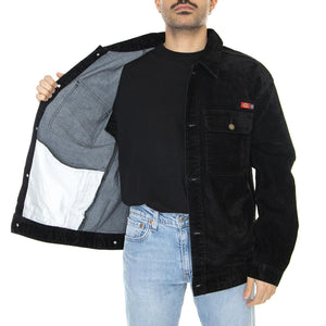 Oc x Dickies Flock Jacket Black - Giacca Estiva Uomo Nera DK0A4Y4YBLK1  DICKIES 