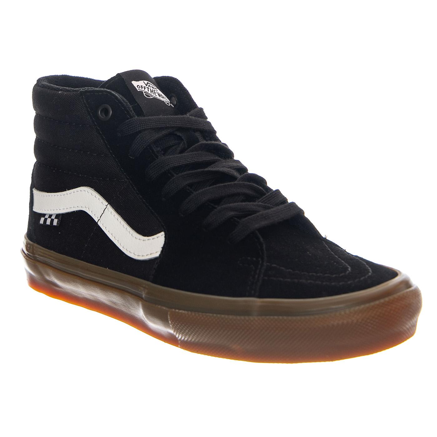 Skate SK8-HI Black Shoes - Scarpe Stringate Collo Alto Uomo Nere VN0A5FCC B9M1 VANS 