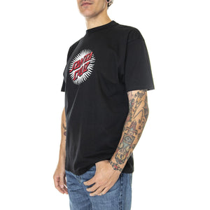 Daylight Dot Front T-Shirt Black - Maglietta Girocollo Uomo Nera SCA-TEE-8234  SANTA CRUZ 